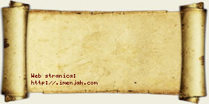 Isidora Radmanovac vizit kartica